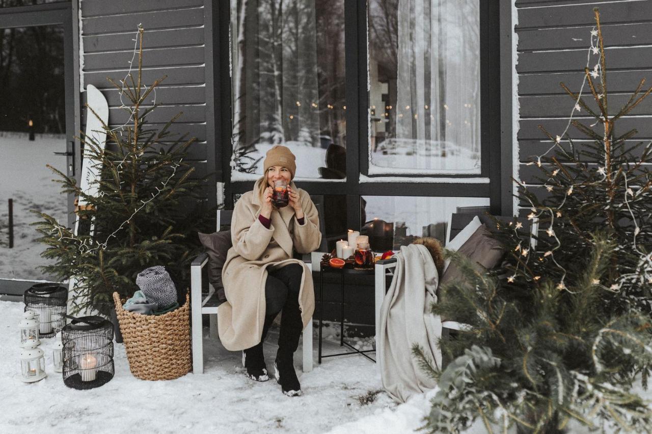 Sniegi Apartments With Sauna Madona Kültér fotó